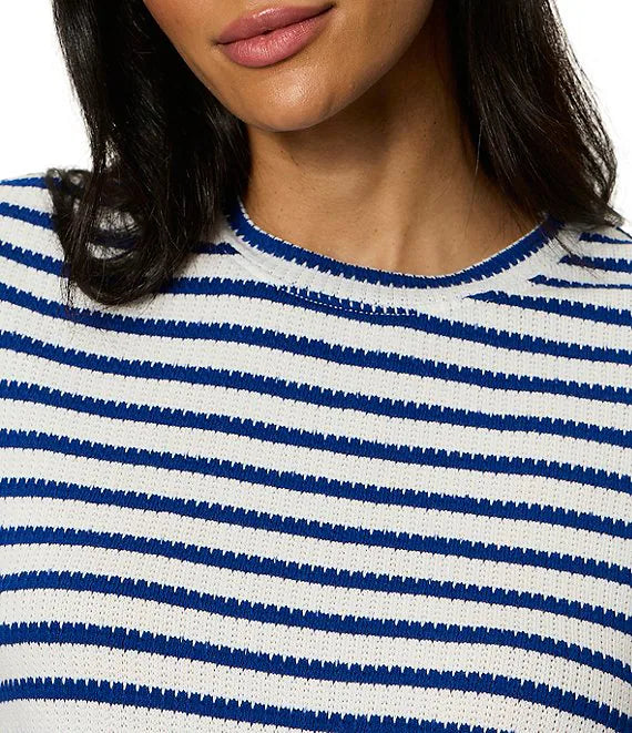 The Perfect Textured Tee, Riviera Stripe