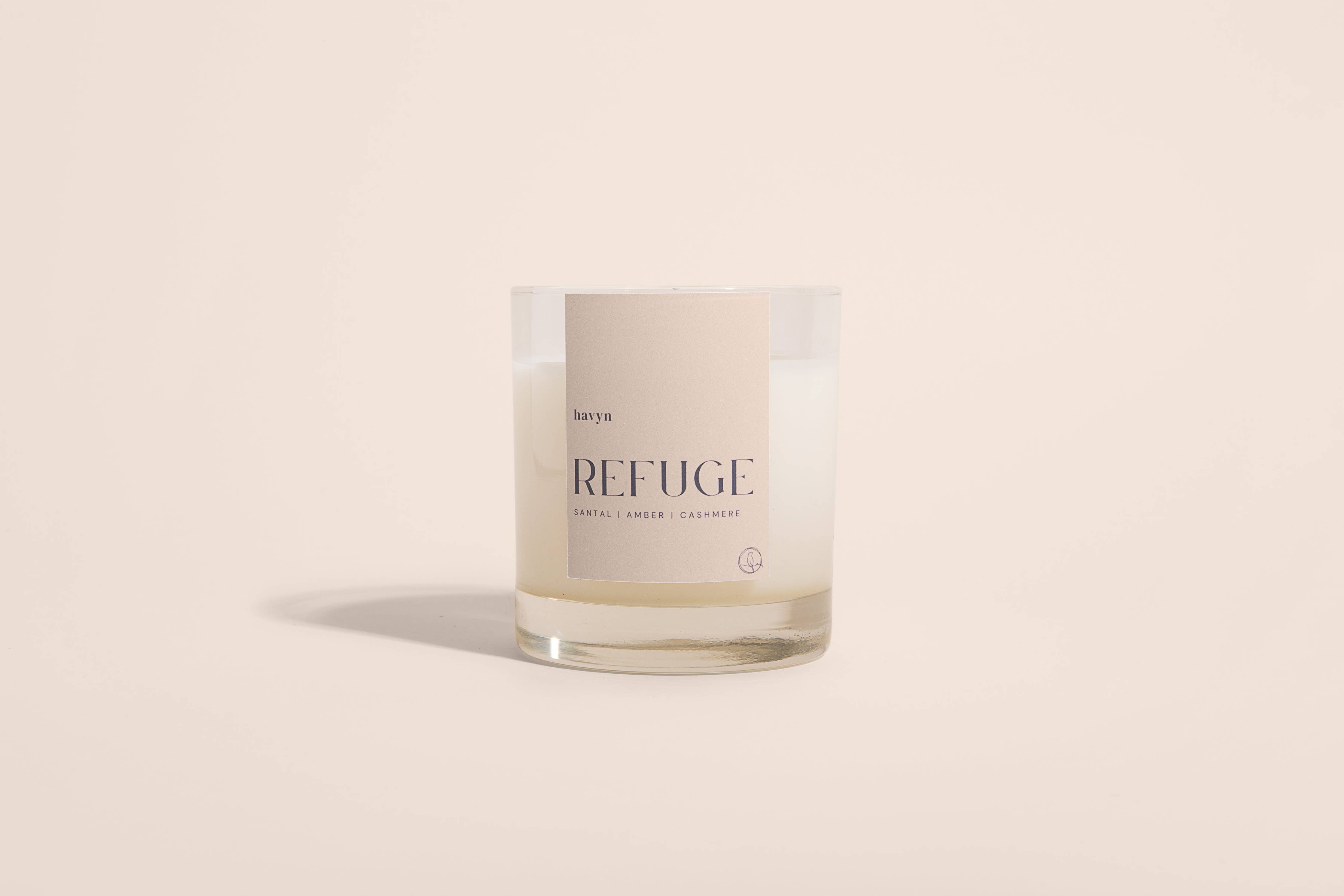 Fragrance 006: REFUGE Candle (Santal, Amber, Woods)