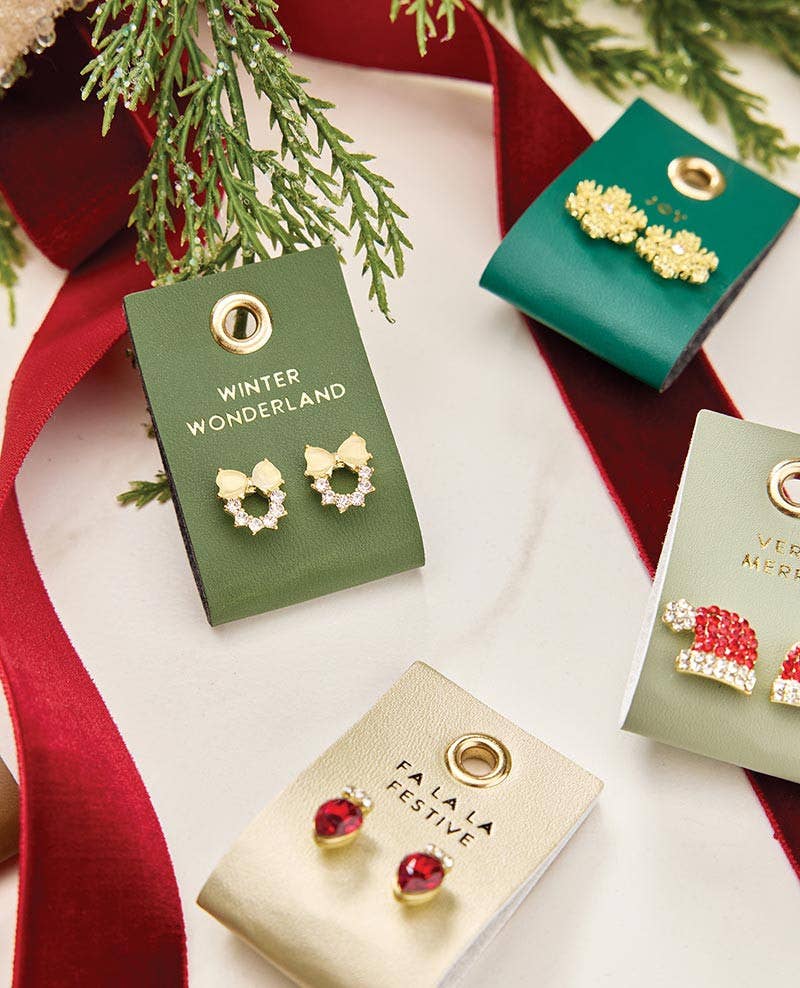 Holiday Stud Love Earrings - Falala Lovely