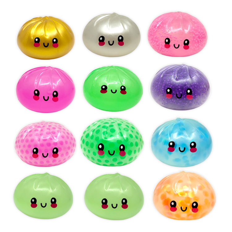 Novelty Brands Fun Doh Mystery Dumpling squishy toy, 12-piece display box