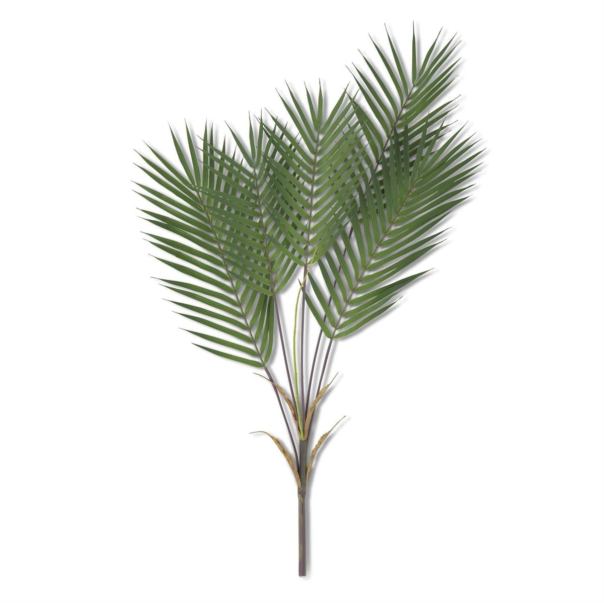 5 stem palm branch, 32 inches, artificial tropical floral