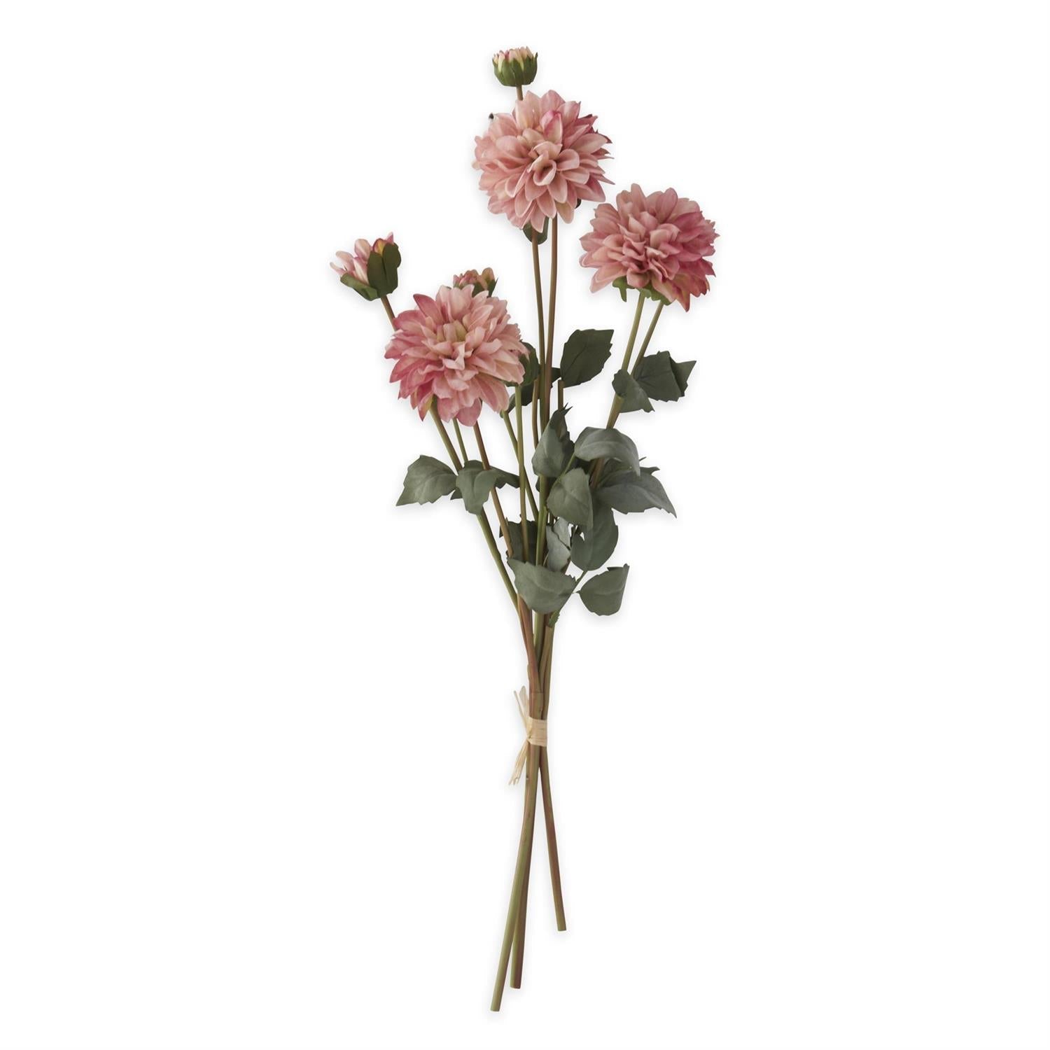 Pink Faux Dried Dahlia Bundle, 23"