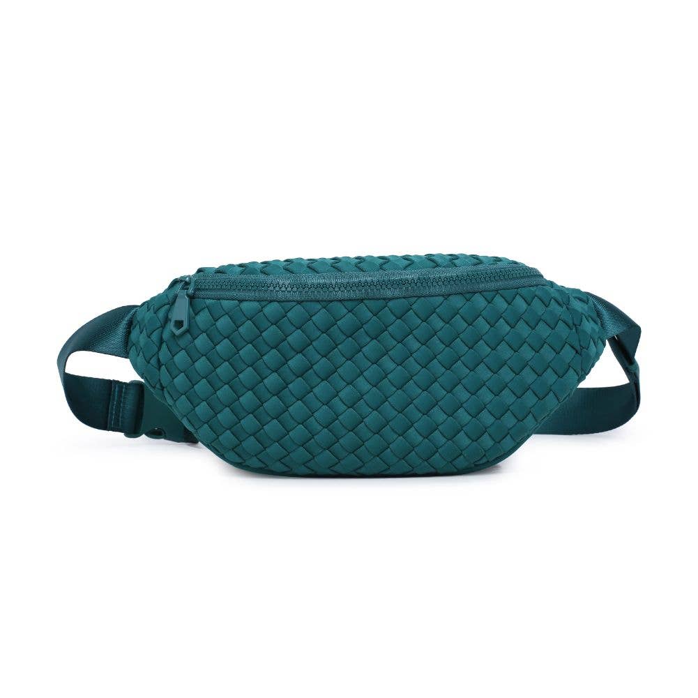 Aim High Woven Neoprene Belt Bag: Black