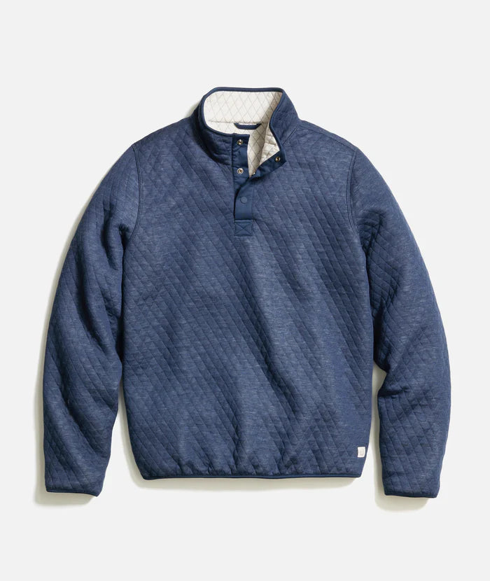 Men's Reversible Corbet Pullover, Navy/Oat
