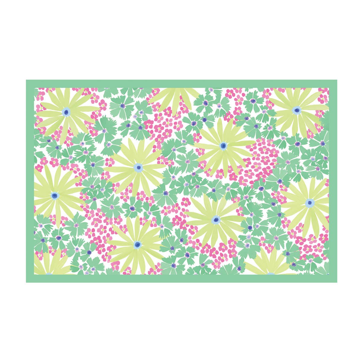 May Flowers Paper Placemat Pad | Set of 24