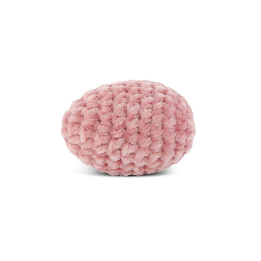 2.5 Inch Pink Crochet Easter Egg