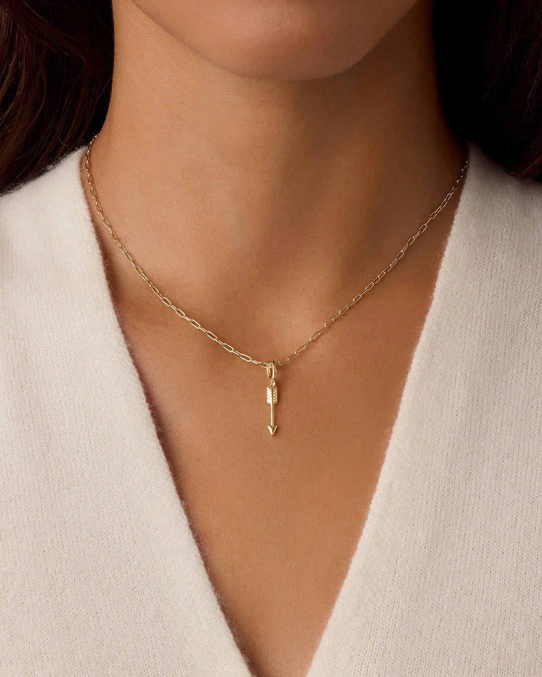 Arrow Parker Charm, Gold