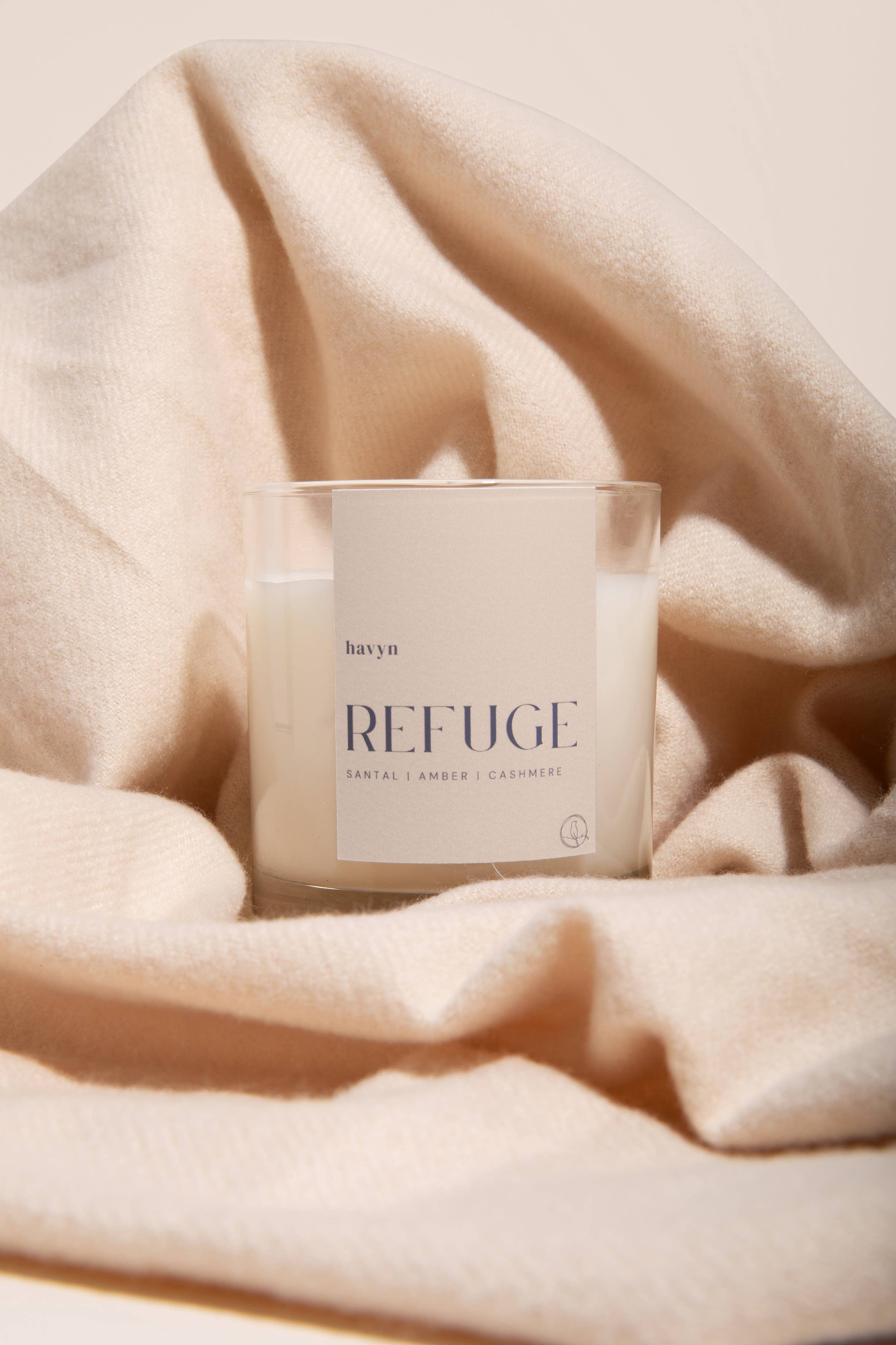 Fragrance 006: REFUGE Candle (Santal, Amber, Woods)