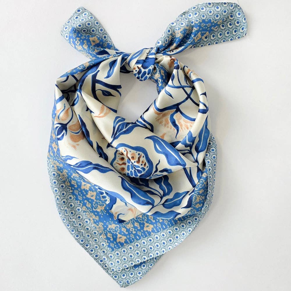 Pretty Simple Alice square scarf, additional print option