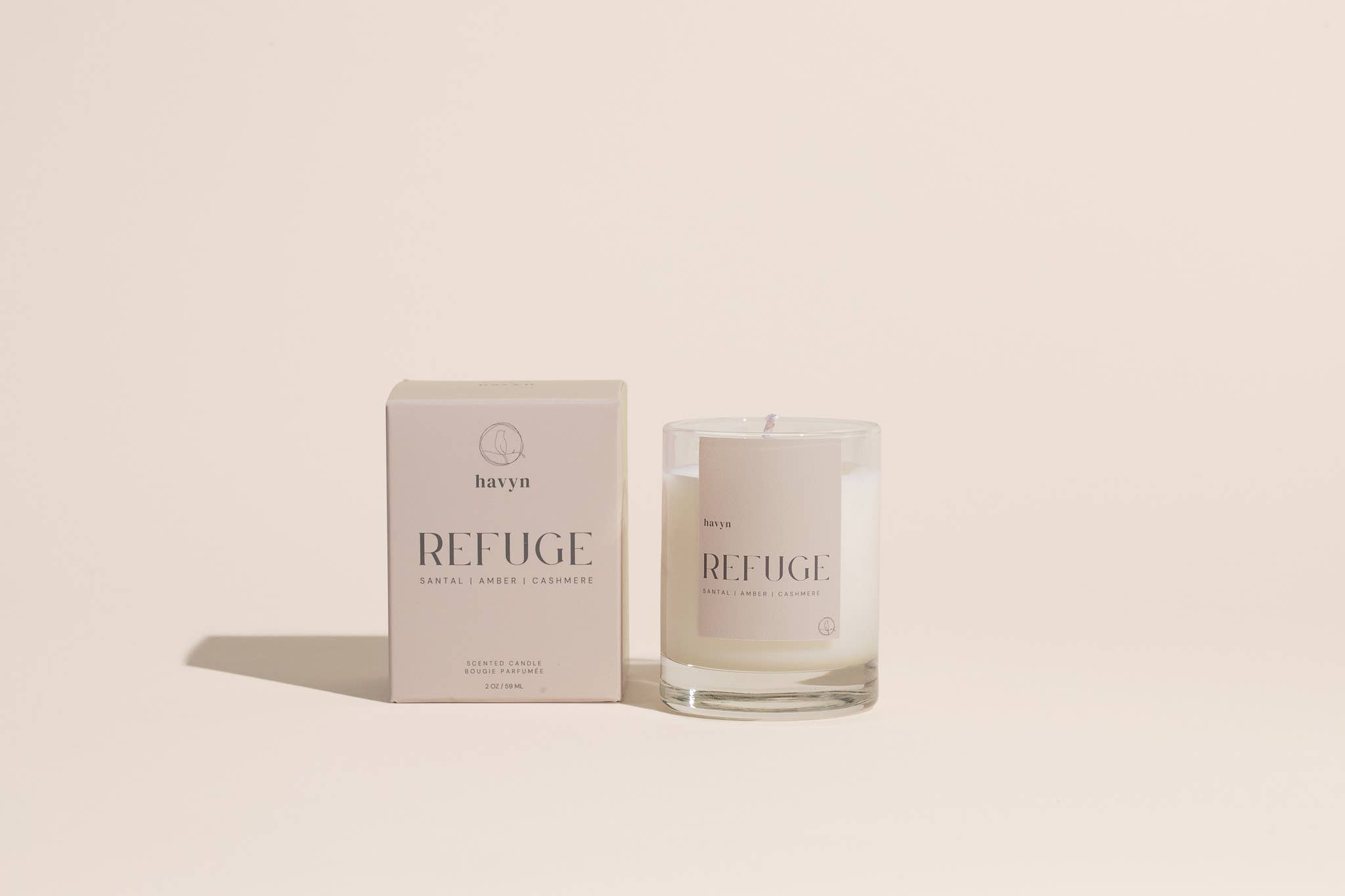 Fragrance 006: REFUGE Candle (Santal, Amber, Woods)