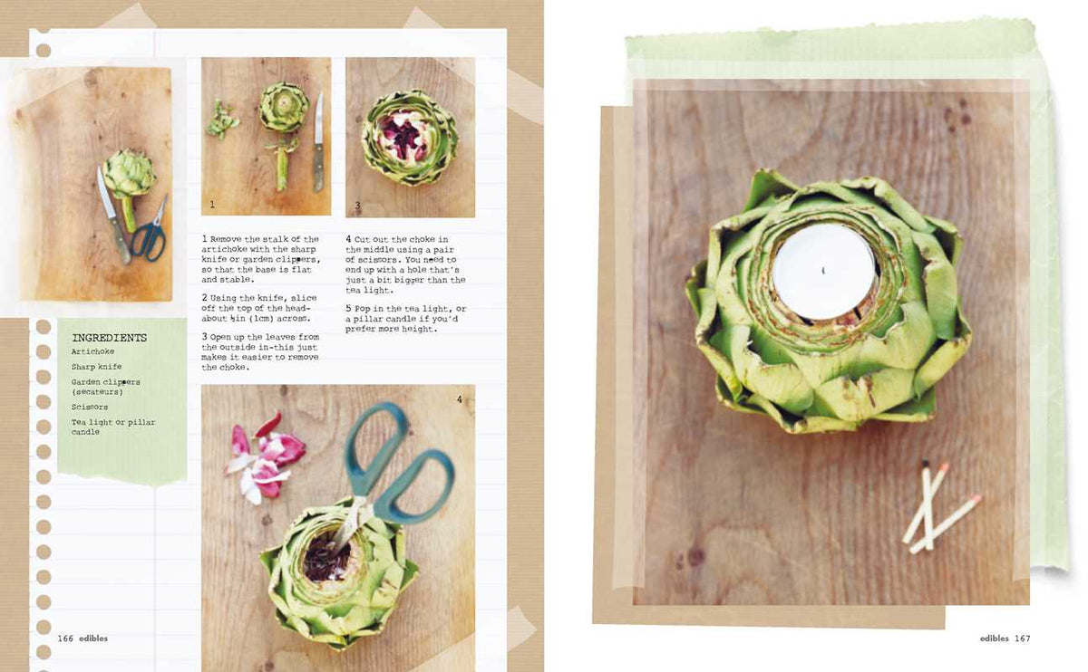 Inspire book by Willow Crossley, interior page spread