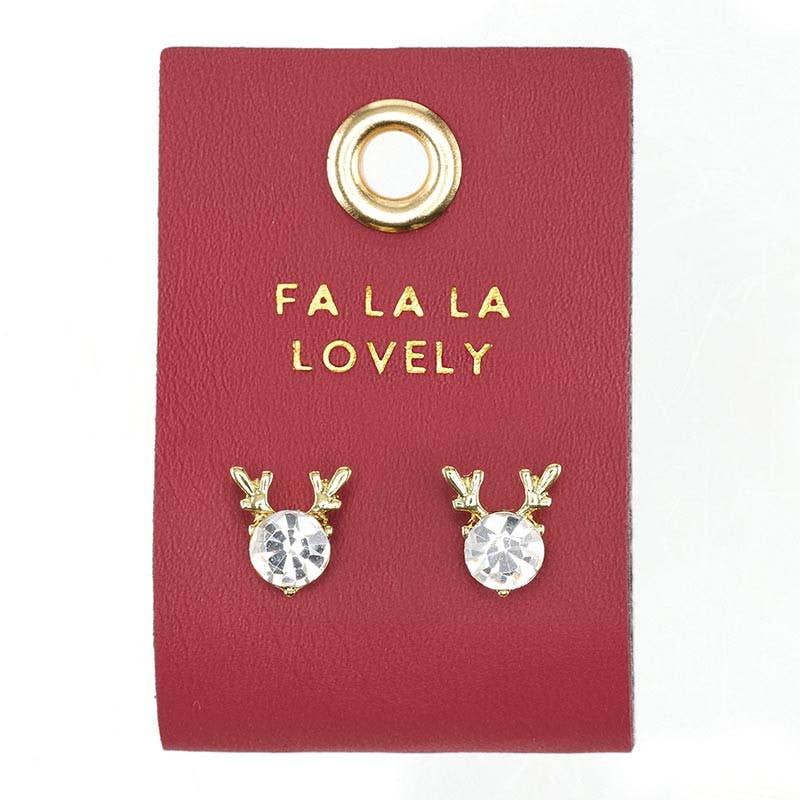 Holiday Stud Love Earrings - Falala Lovely
