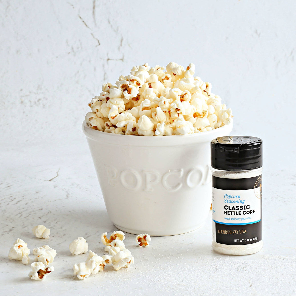 Popcorn seasoning sampler gift box, alternate view