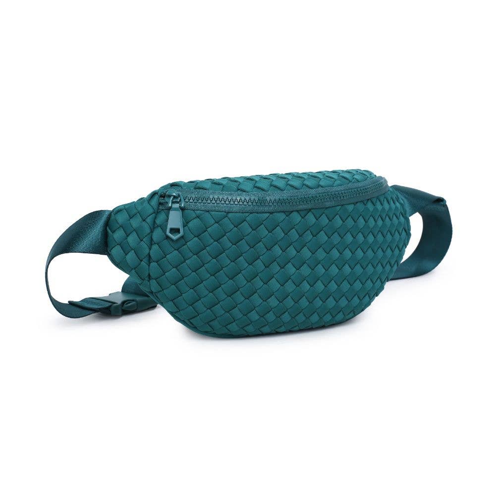 Aim High Woven Neoprene Belt Bag: Black