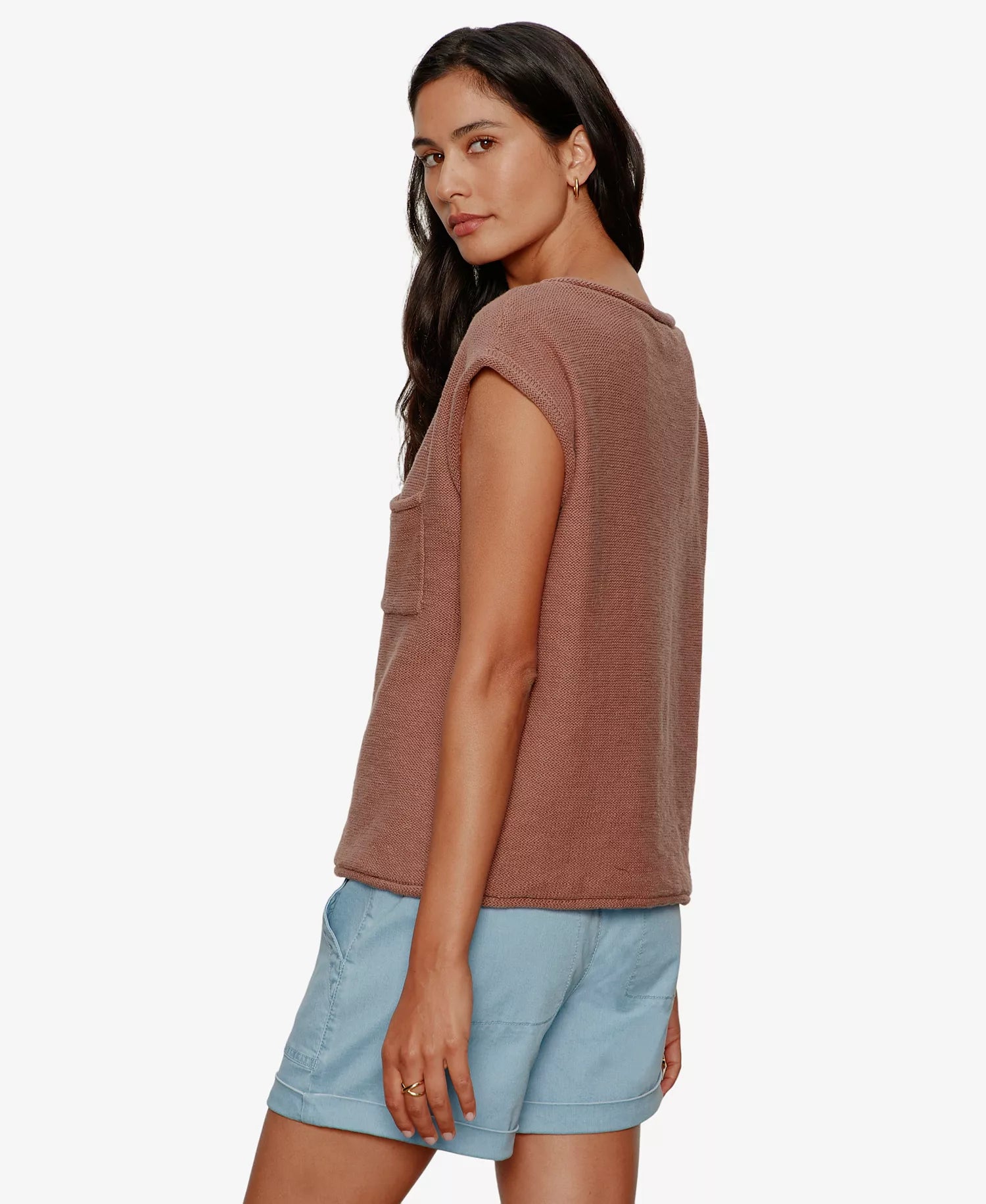 Easy Sweater Tee, Mud Bath