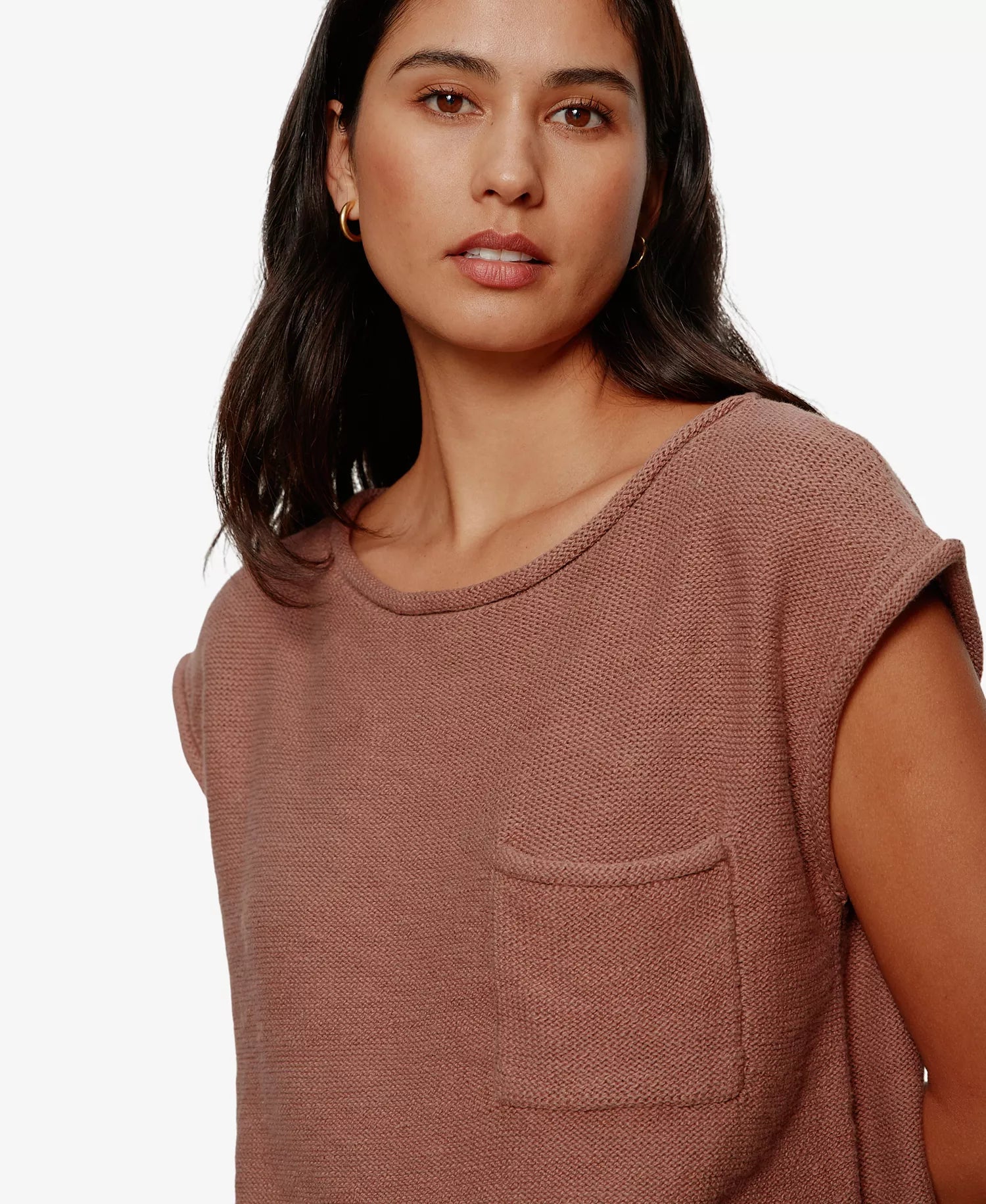 Easy Sweater Tee, Mud Bath
