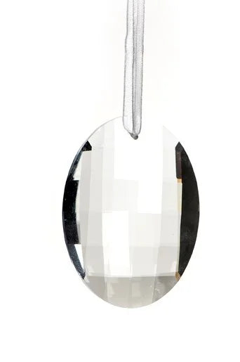 Miniature crystal glass ornament, 1.5 inches