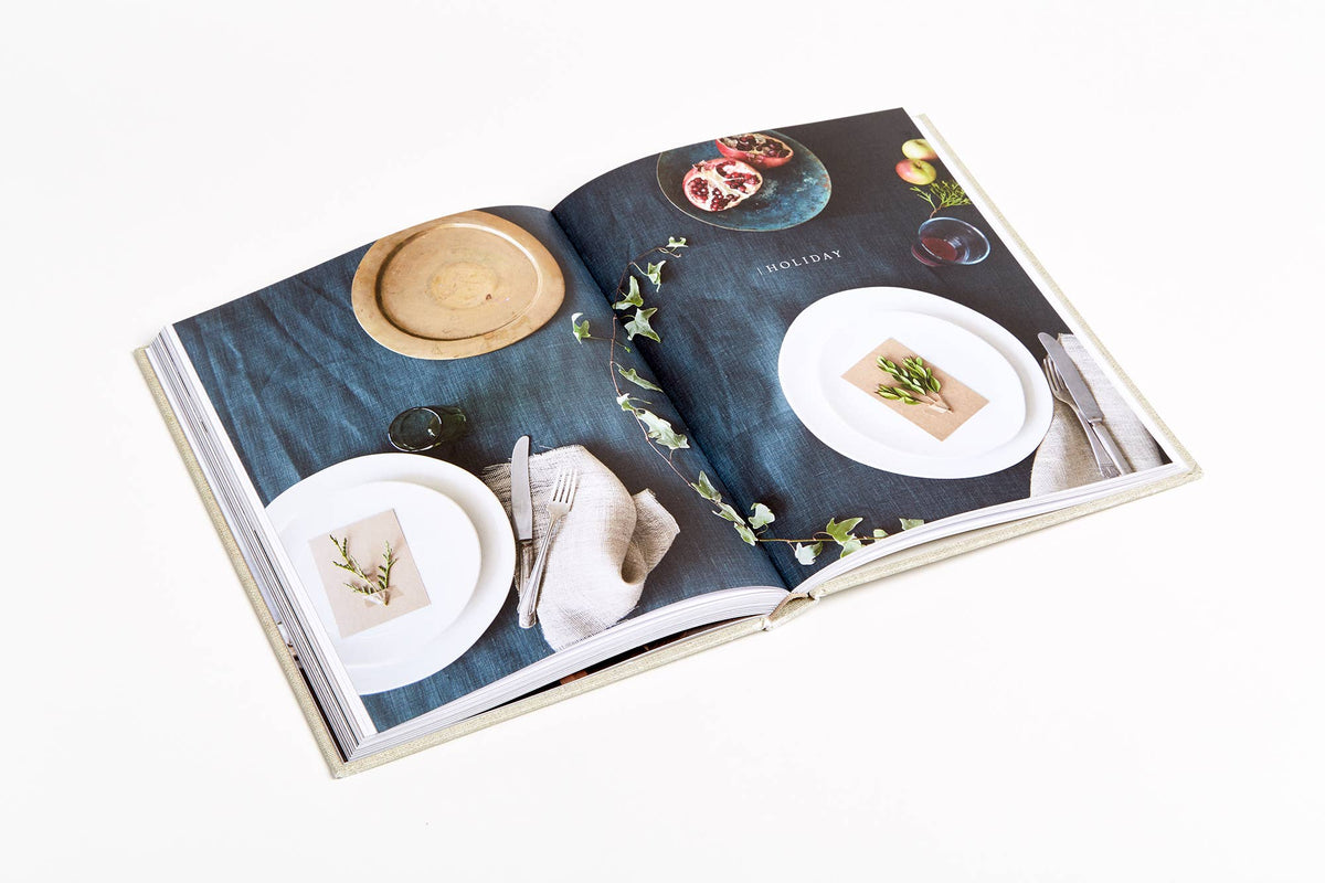 Sunday Suppers cookbook, interior page spread