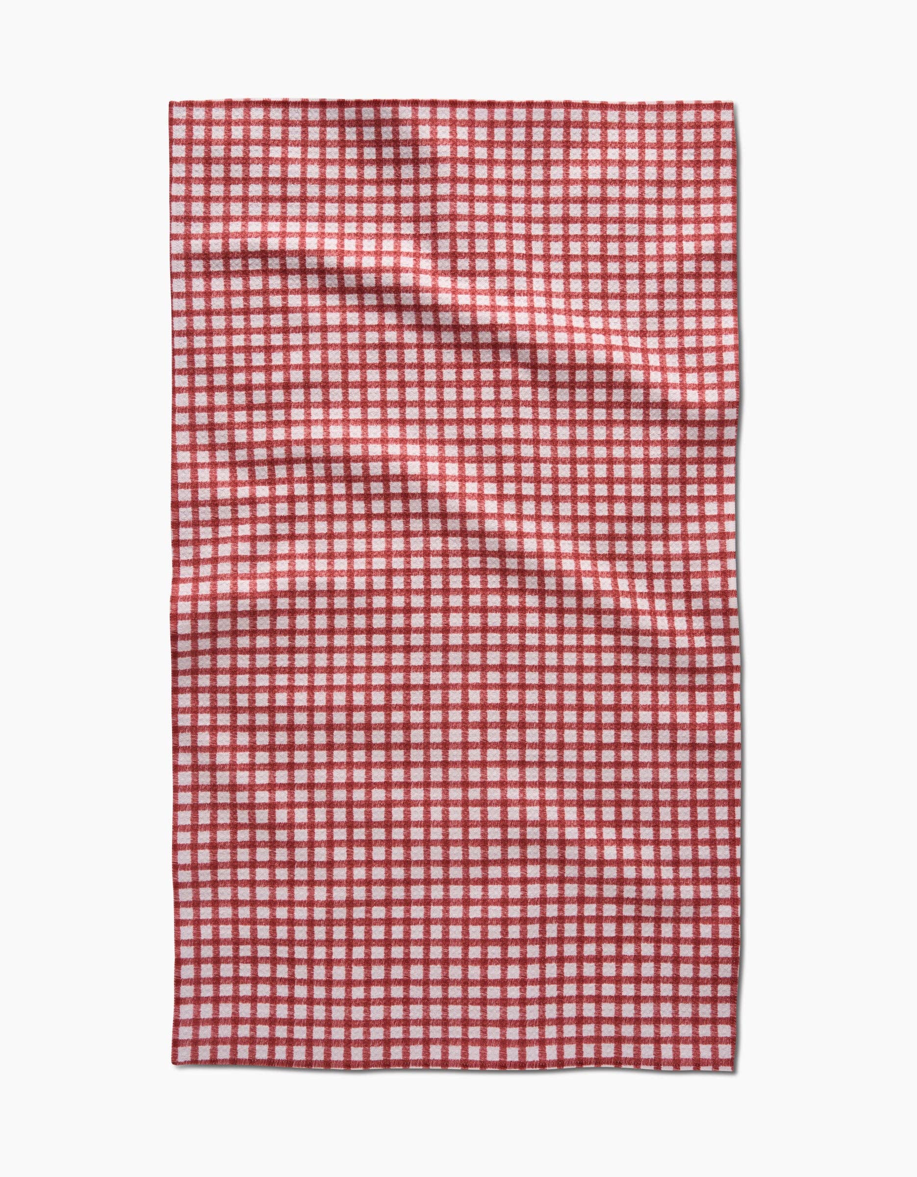 Fireside Plaid Red Tea Towel