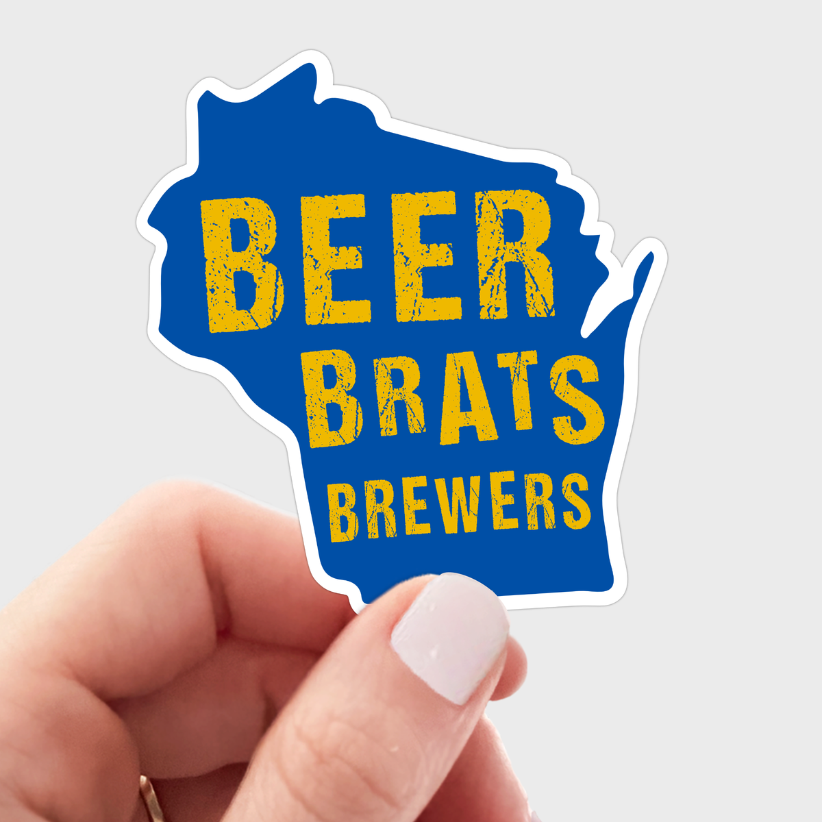 Beer Brats Brewers Sticker