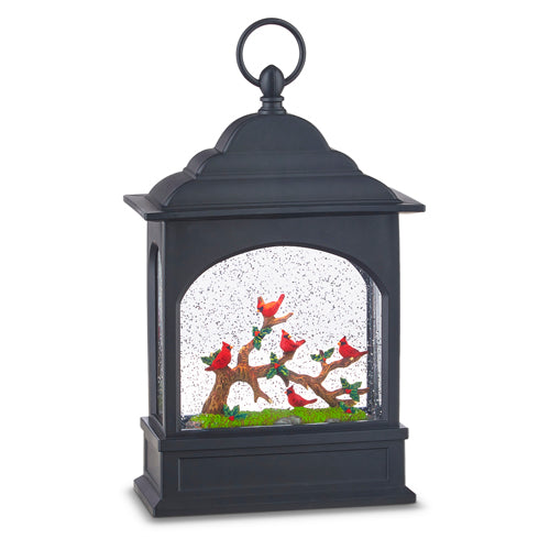 Cardinal Lighted Water Lantern