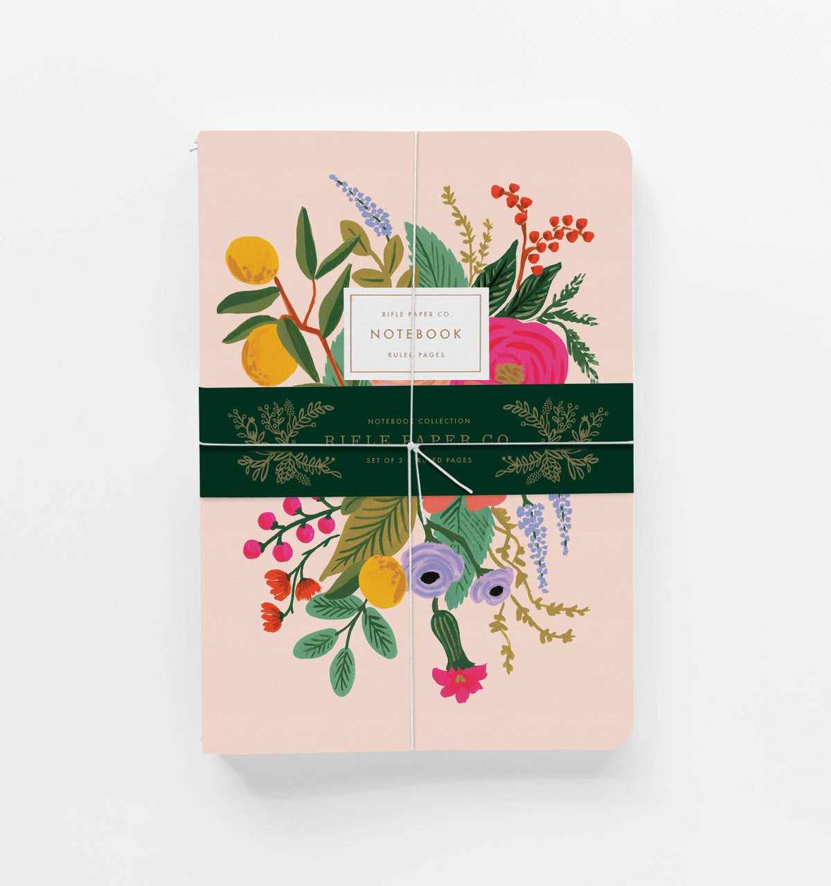 Rifle Paper Co. Garden Party notebooks, styled view