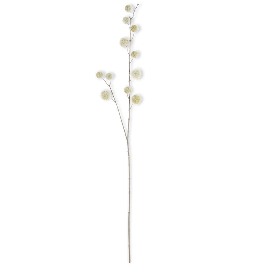 Green billy ball spray, 33 inches, artificial floral stem