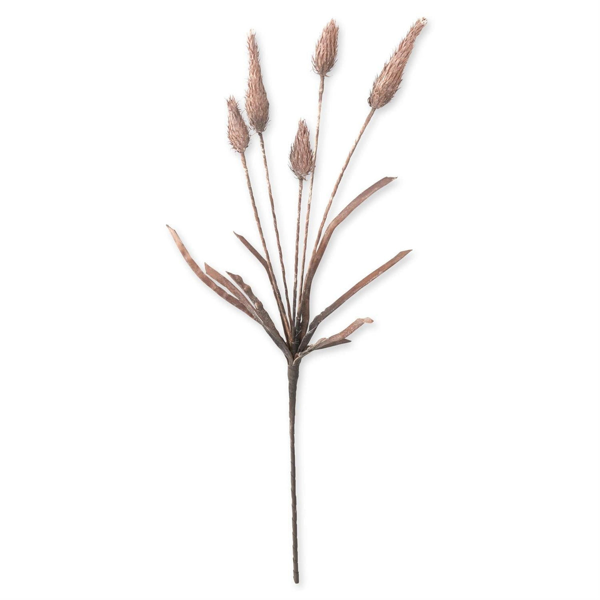 Brown cone thistle eva stem, 42.5 inches, artificial floral