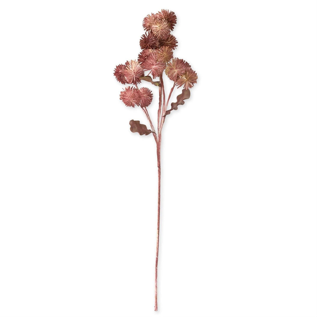 Burgundy and green eva spike ball spray, 41 inches, artificial floral