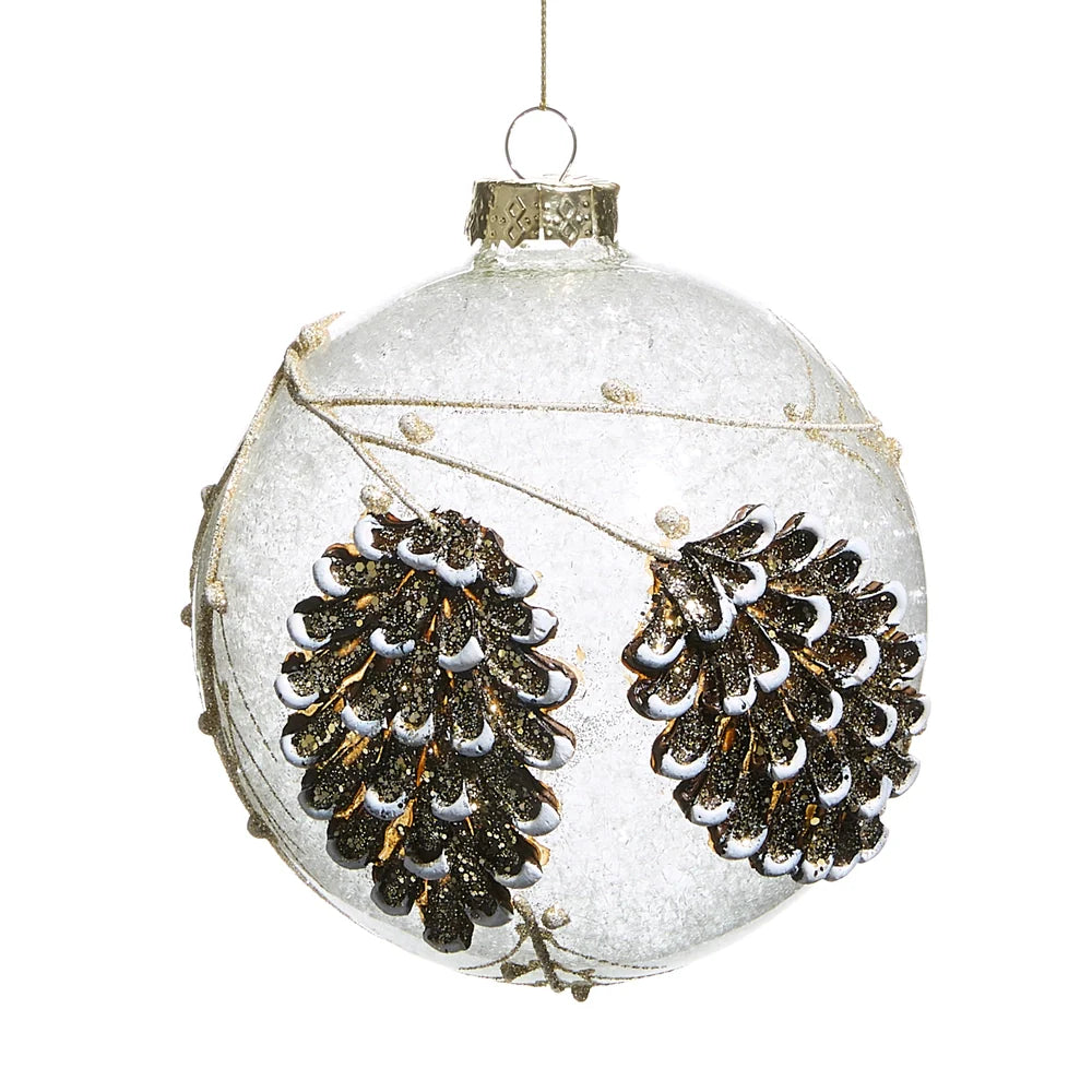5" Pinecone Ball Ornament