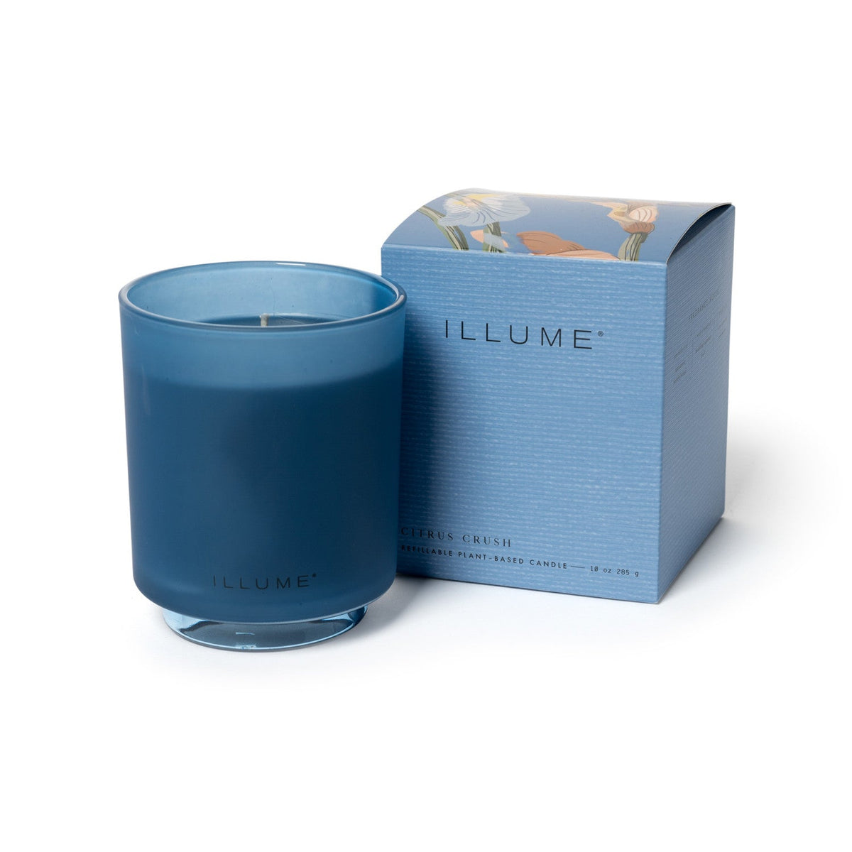 Illume boxed glass candle, Citrus Crush scent