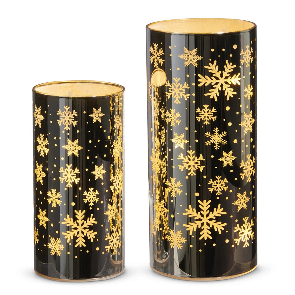 Lighted Snowflake Lanterns, 2 sizes