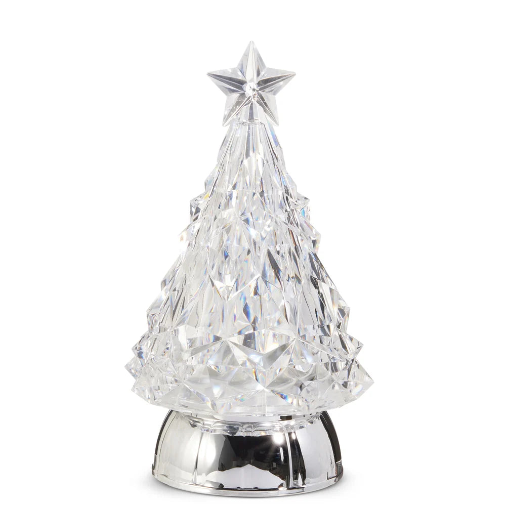 9" Transparent Diamond Tree