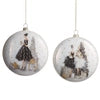 4.75" Moonlit Gala Disc Ornament