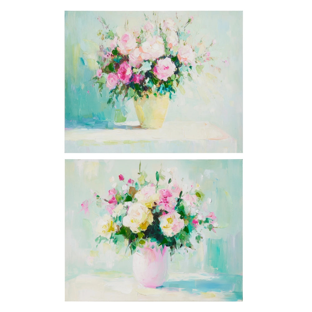 19.75" Petals in Bloom Wall Art, 2 styles