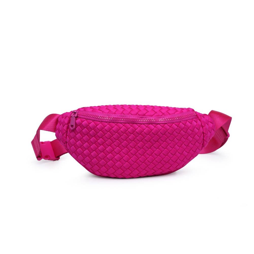 Aim High Woven Neoprene Belt Bag: Black