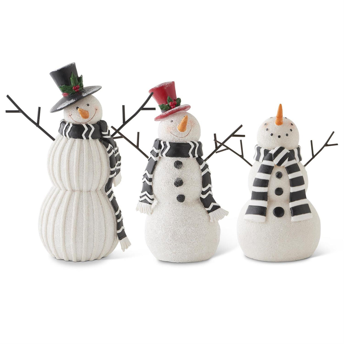 Resin Snowmen, 3 styles