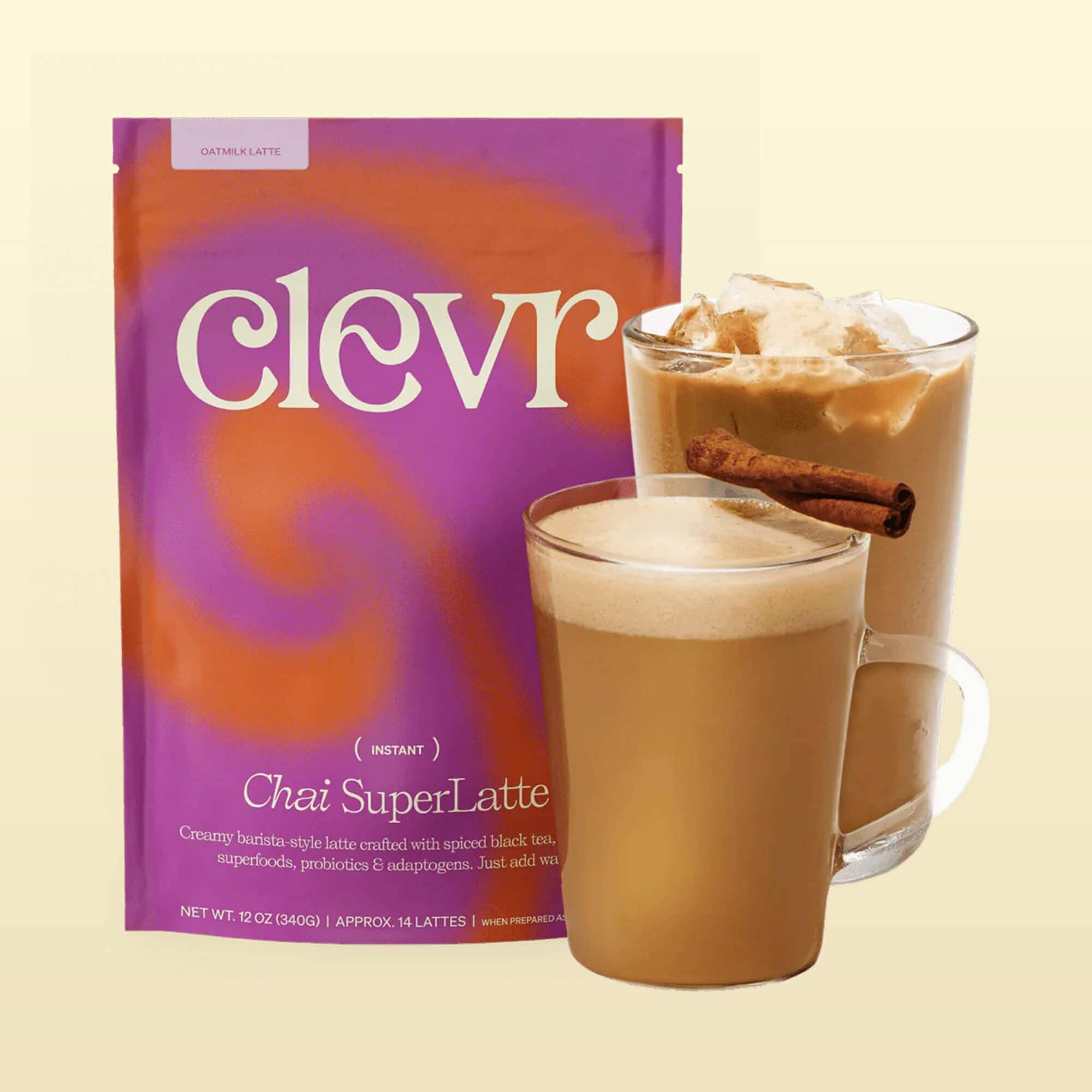 Chill Chai SuperLatte (14 or 30 Servings) | Caffeine-Free Instant Chai Latte Blend