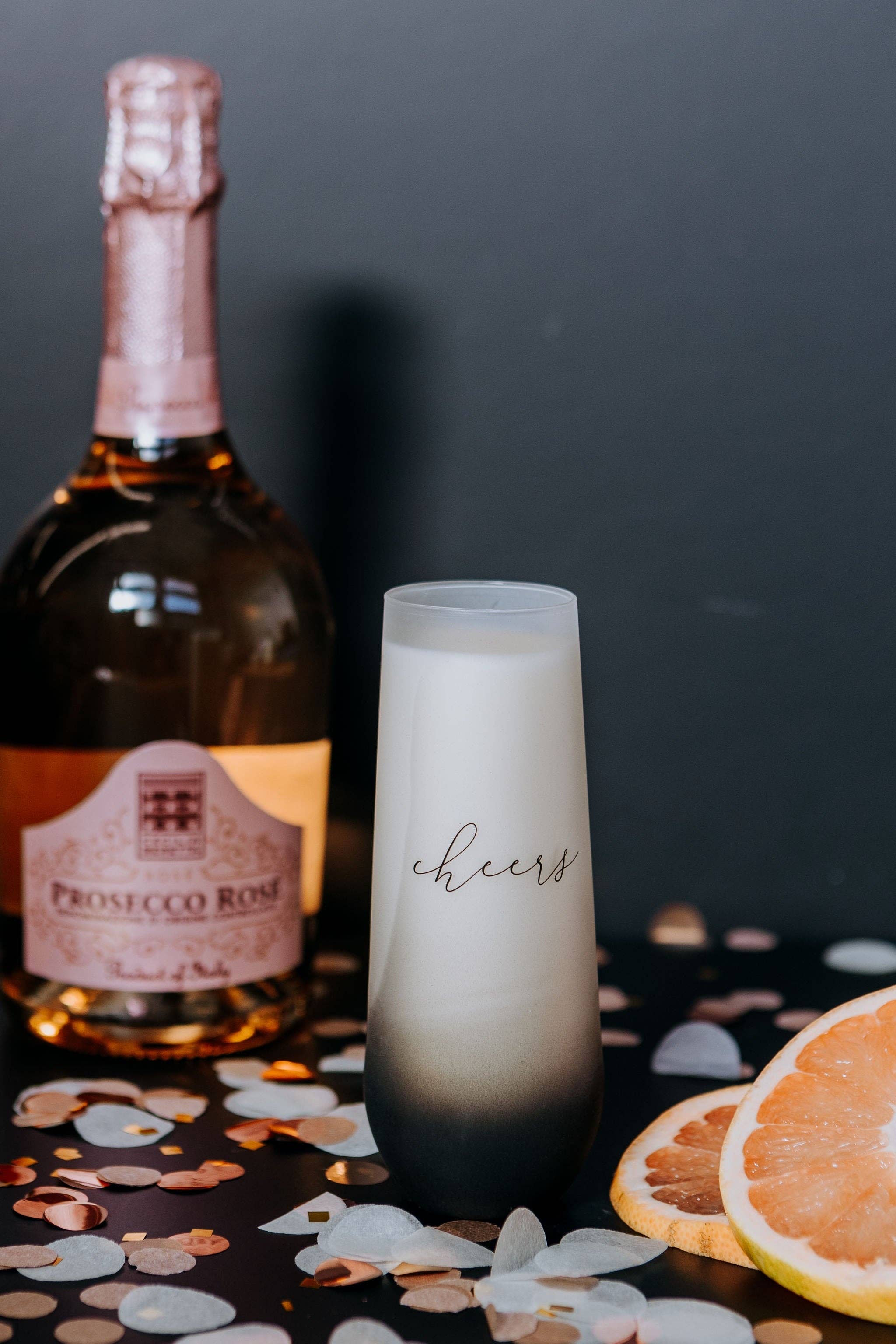 Cheers Champagne Candles
