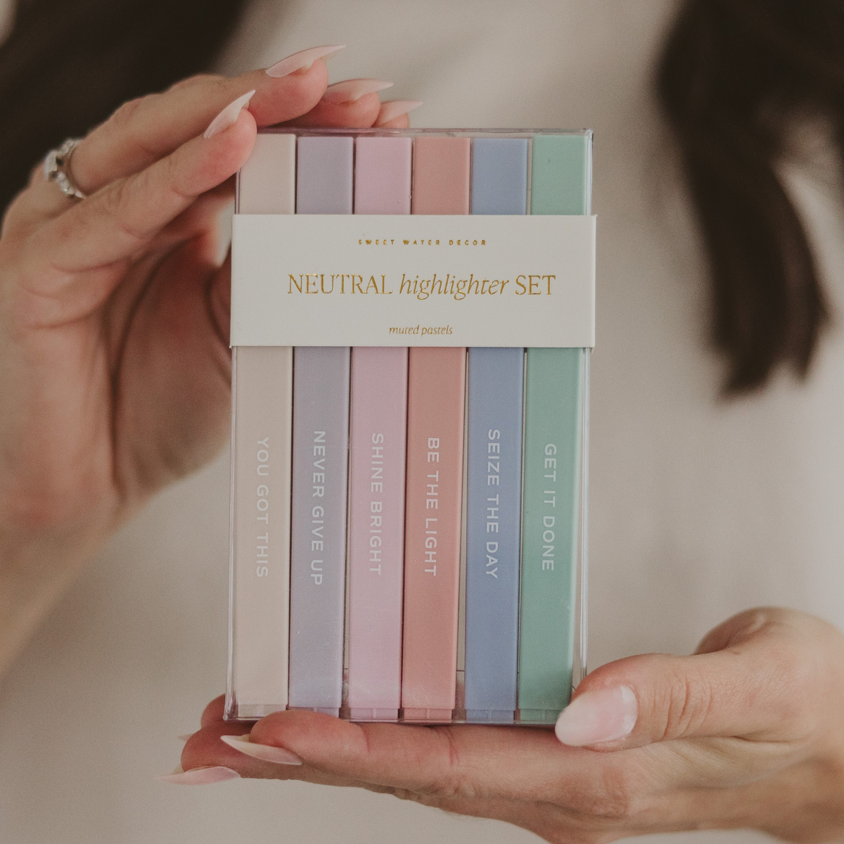 Sweet Water Decor neutral highlighter set, color options