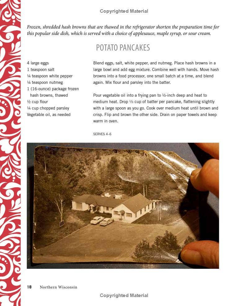 Wisconsin Supper Club Cookbook, interior page spread