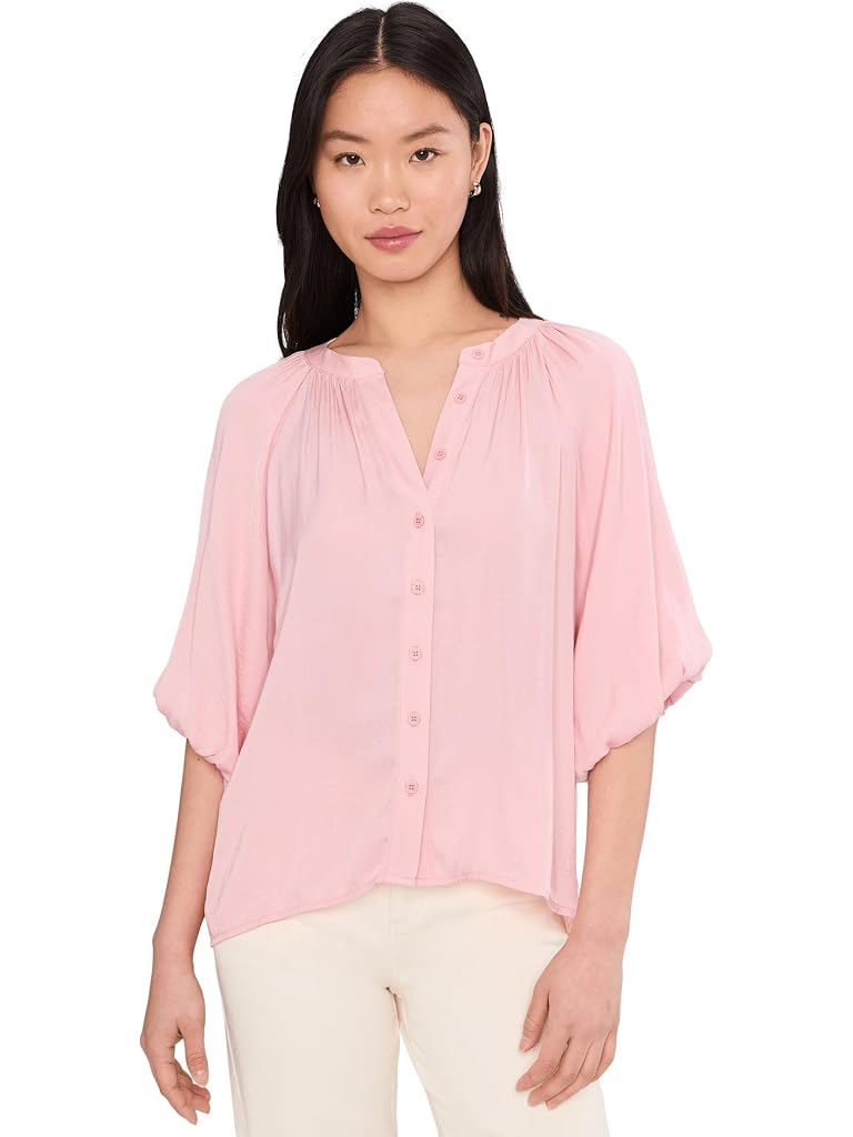 Sanctuary Plenty of Love bubble blouse, light bloom pink
