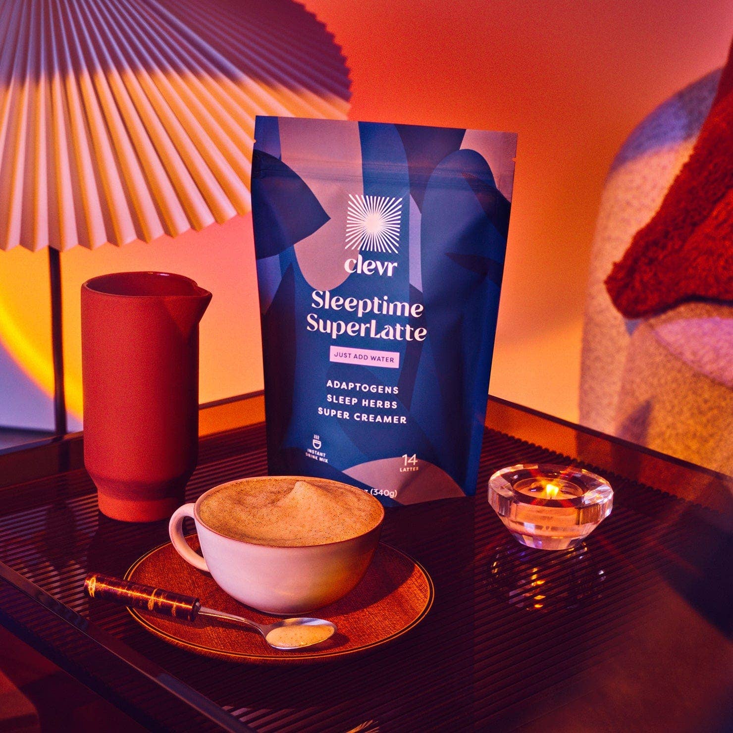 Sleeptime SuperLatte (14 or 30 Servings) | Instant Magnesium Sleep Latte Mix