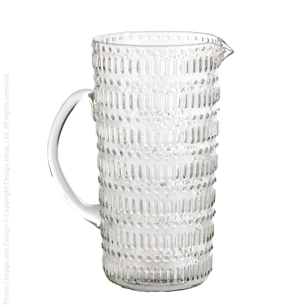 Design Ideas Morse pitcher, dot and dash pattern