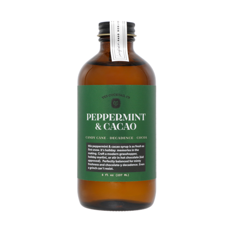 Holiday Seasonal: Peppermint & Cacao Cocktail Syrup