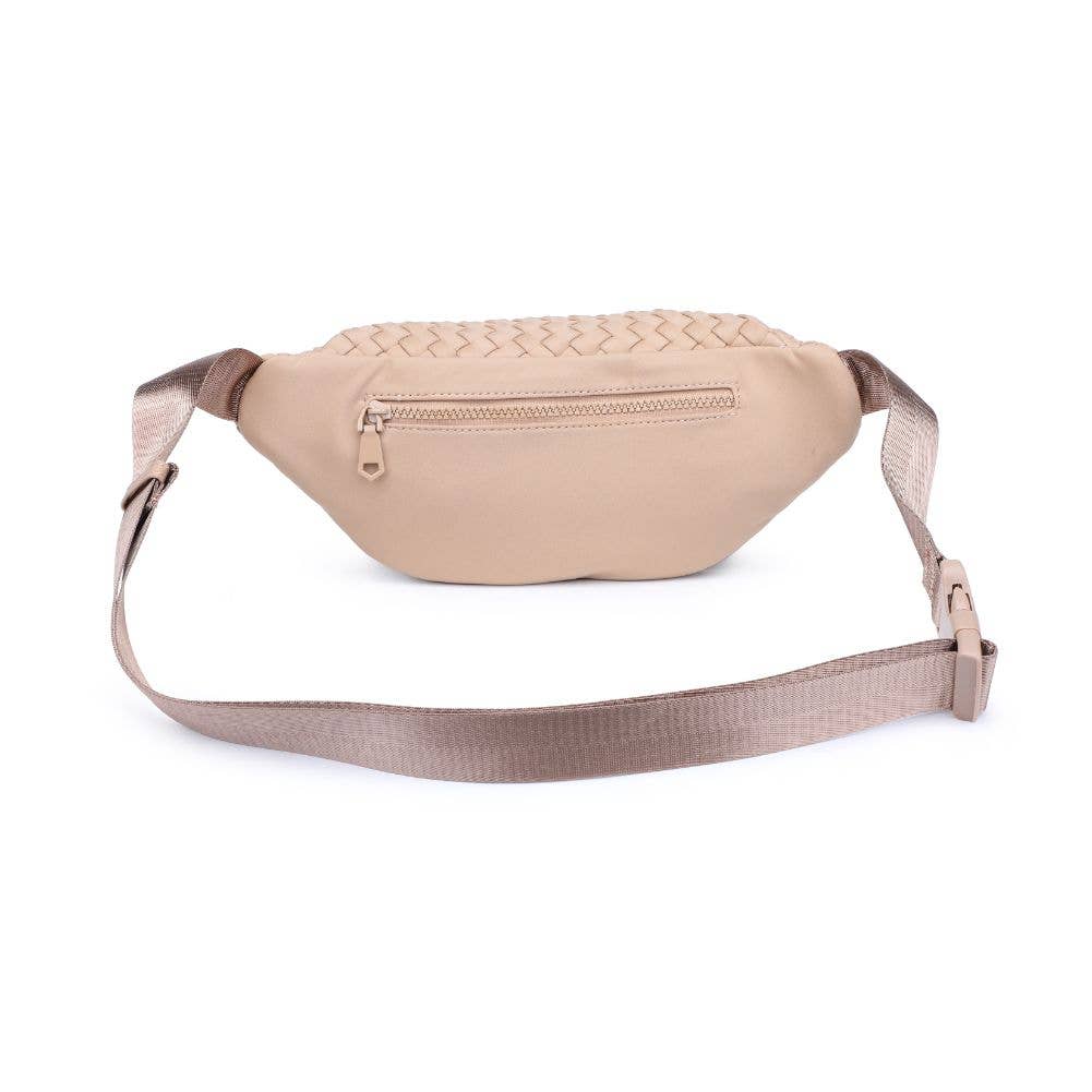 Aim High Woven Neoprene Belt Bag: Black