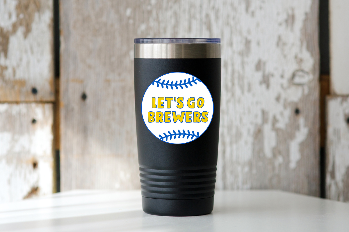 Let's Go Brewers Sticker
