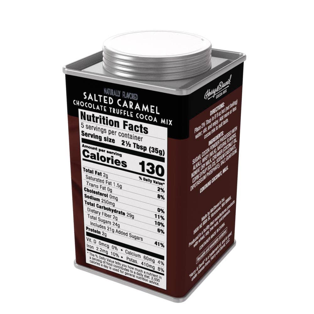 H&D® Truffle Cocoa - Salted Caramel Chocolate