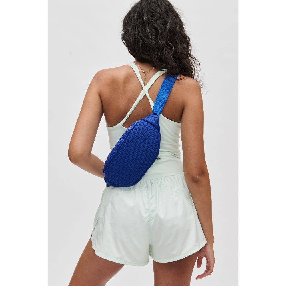 Aim High Woven Neoprene Belt Bag: Black