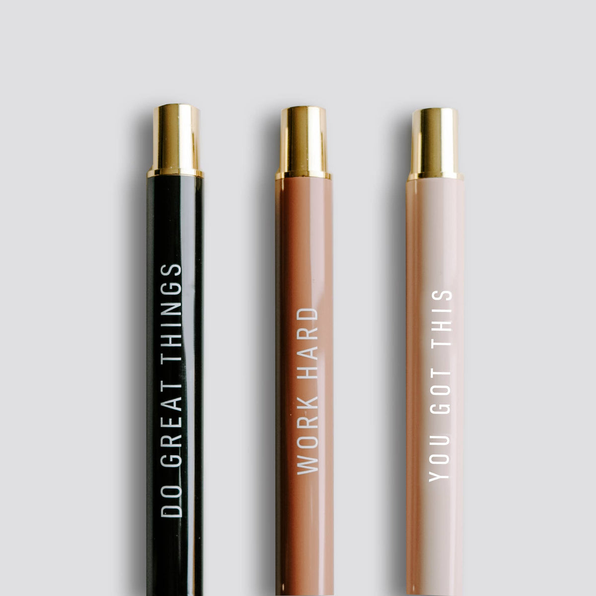Sweet Water Decor motivational pen set, styled with journal